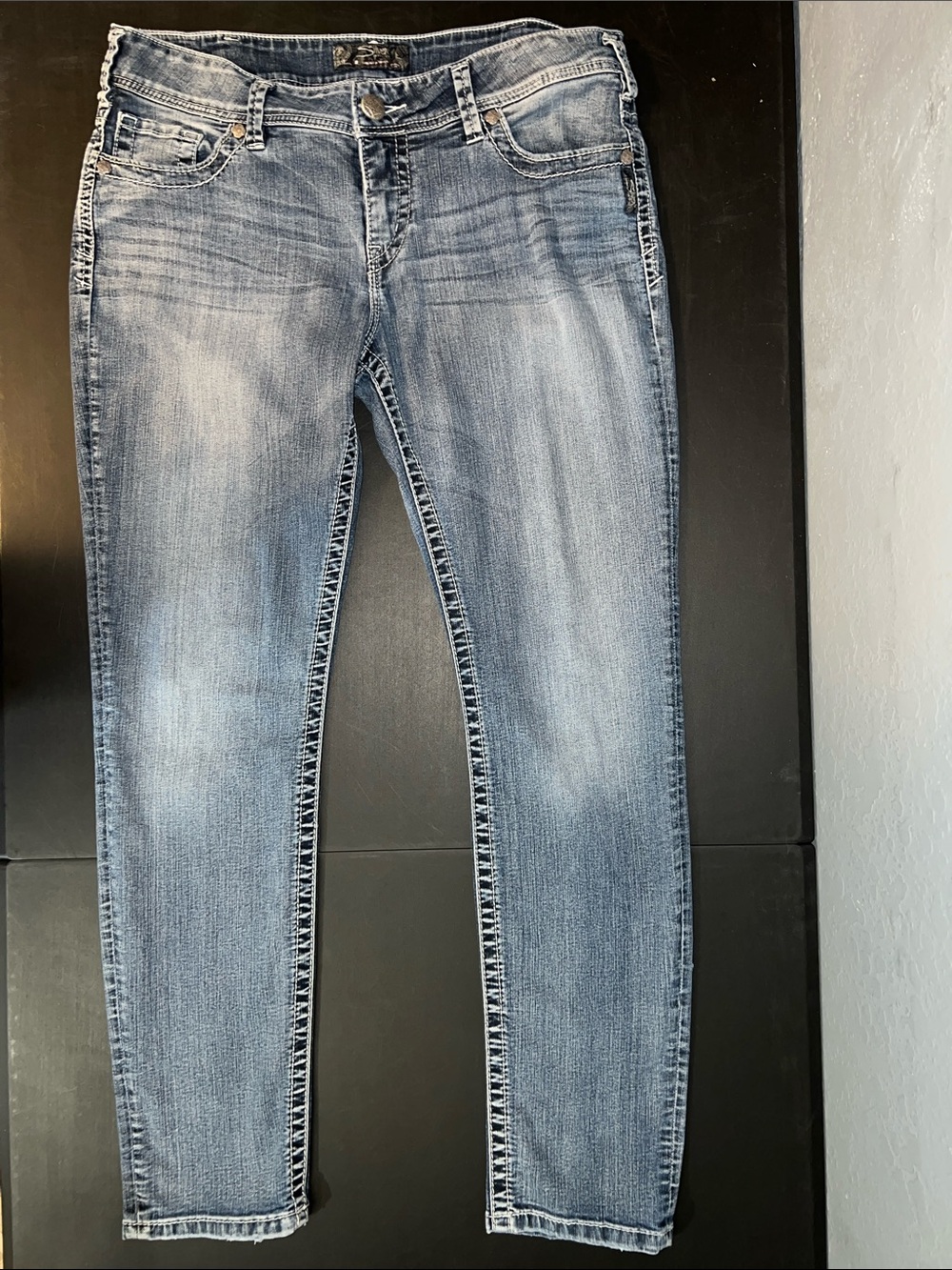 Silver Jeans Women's Skinny Jeans - Light Blue Wash